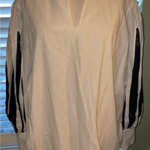 Museum Replicas Limited Back White Renaissance Jester Cosplay Top Large